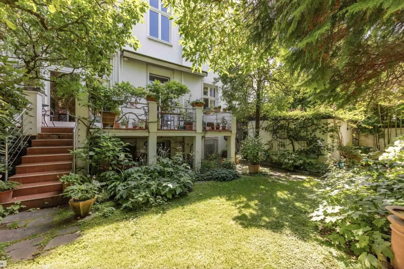 Garten des Altbaus
