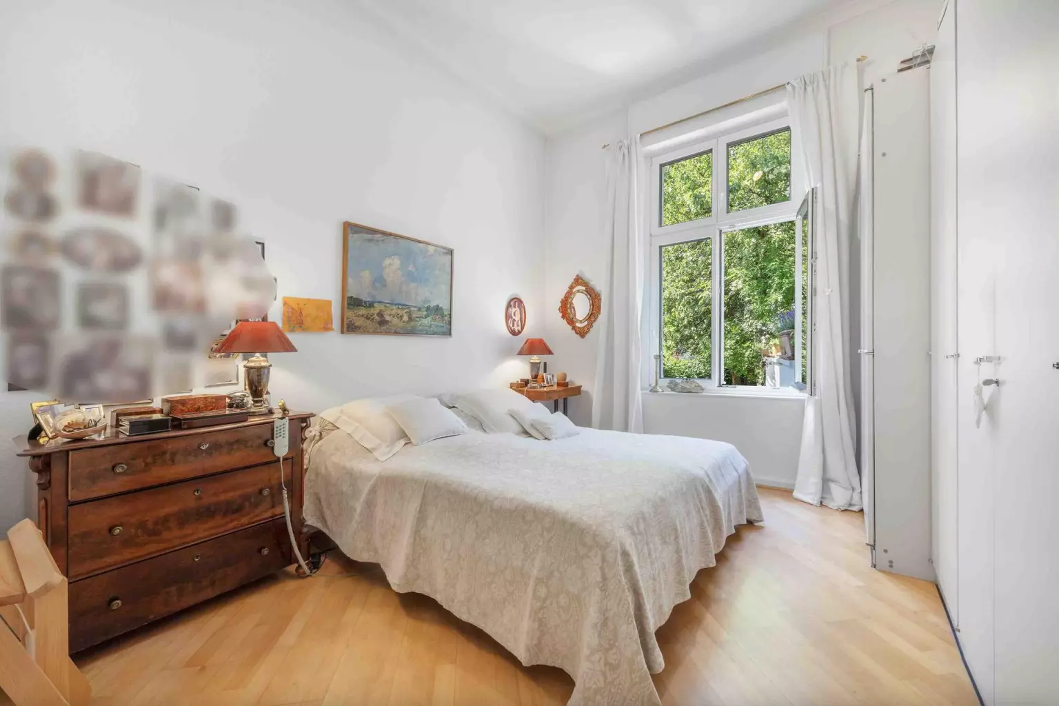 Schlafzimmer – Altbautraum mit Garten