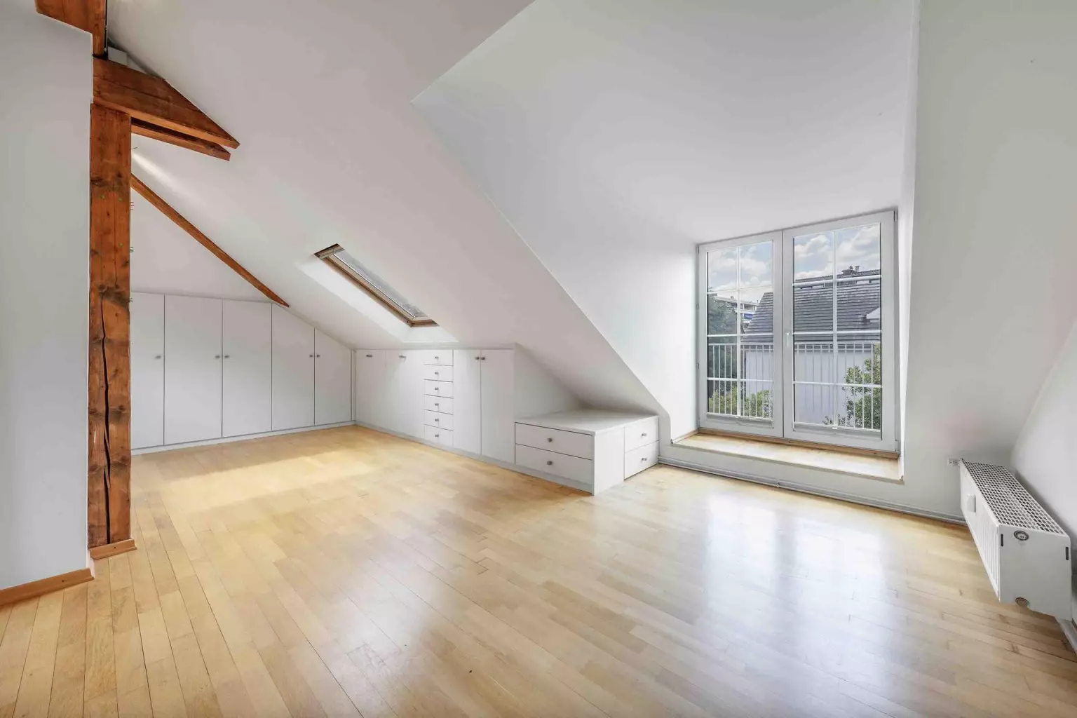Schlafzimmer – Dachgarten-Wohnung