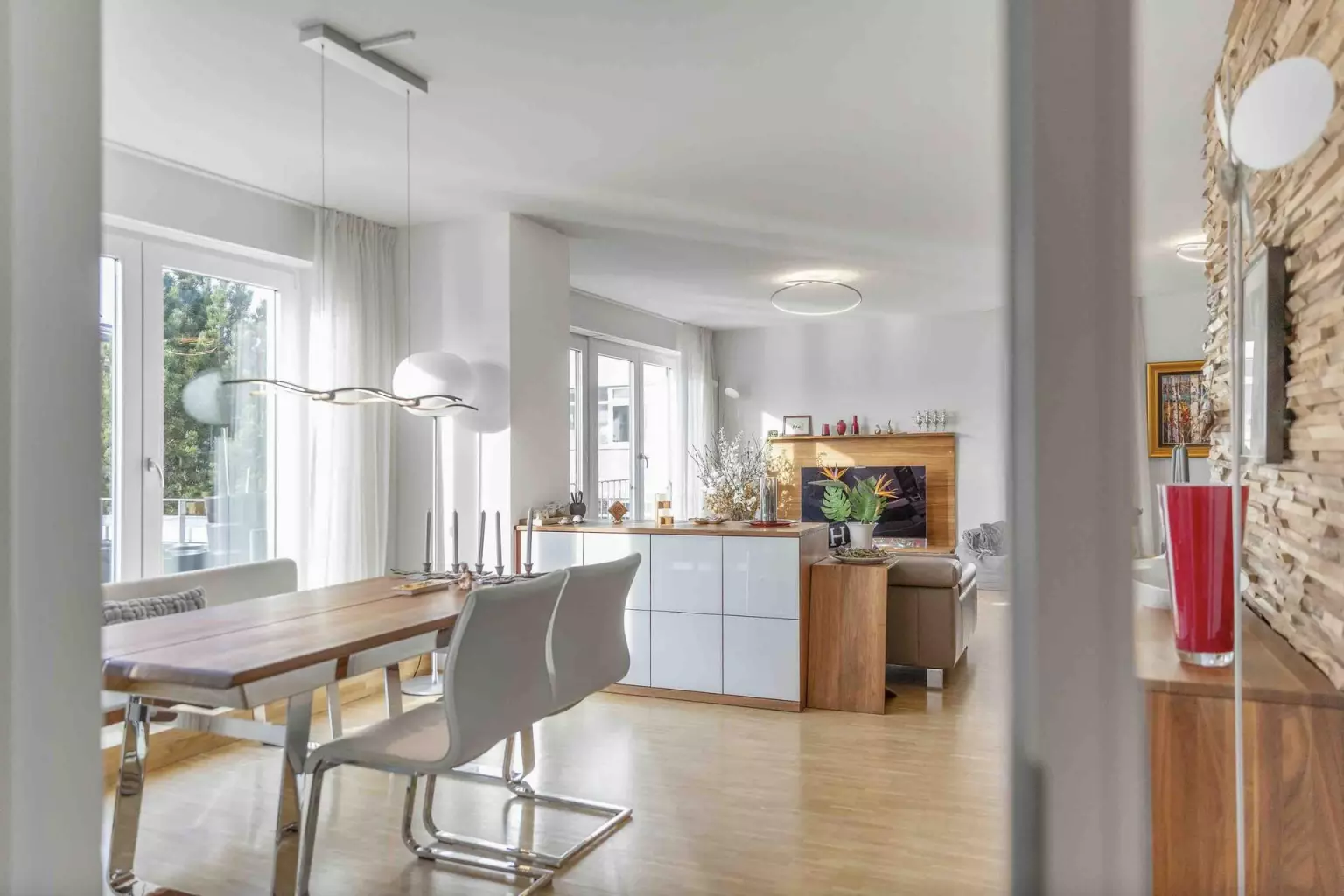 Esszimmer – Moderne Terrassenwohnung