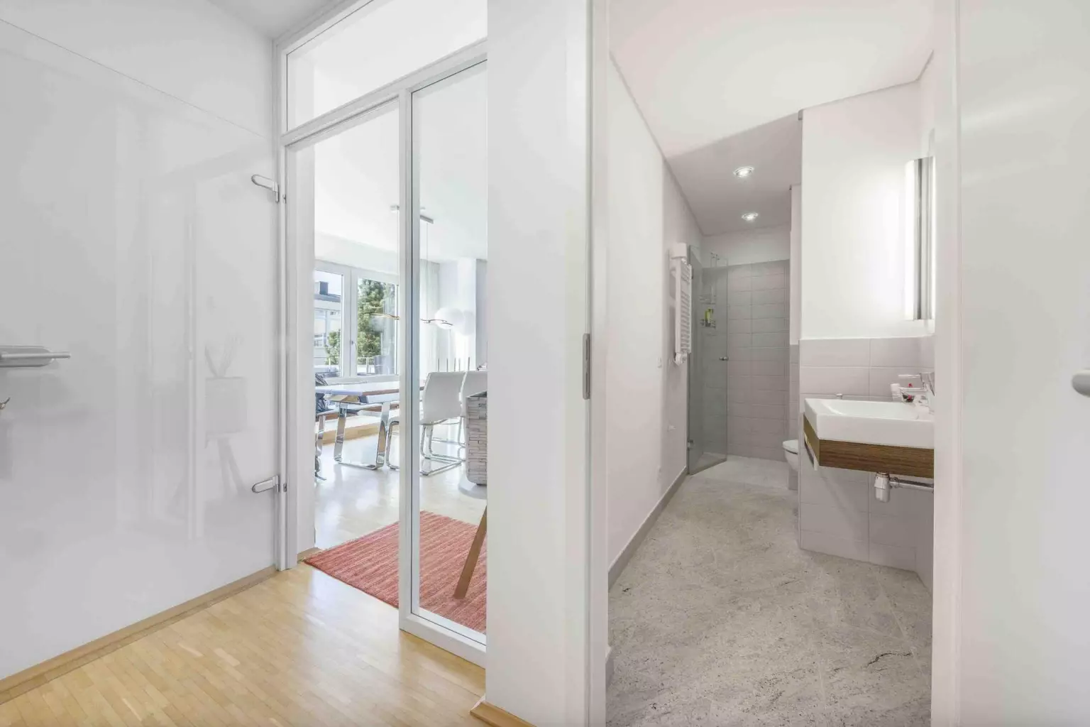 Flur – Moderne Terrassenwohnung