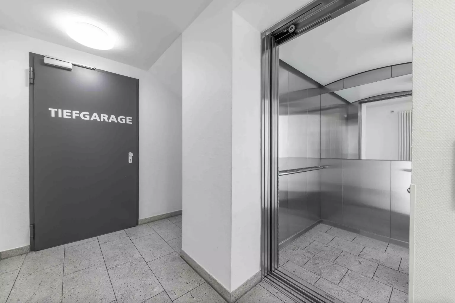 Tiefgarage – Moderne Terrassenwohnung